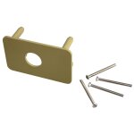 Contreplaque pour verrou v136 diamtre 23mm vernie ? vachette - 744v