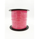 Cordeau tress� polypropyl�ne fluo rose sur flasque taliaplast 400512 rose