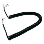 Cordon spirale extensible longueur 3 m section 4 x 0, 75 mm2 afca fyc34075