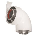 Coude 90° rolux vent 60 / 100 alu / pvc - ubbink - 227233 Coude 90° rolux vent 60 / 100 alu / pvc - ubbink - 227233