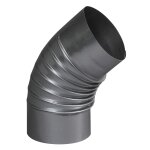 Coude plissé à 45° aluminié 125 mm - ten - 374125 Coude plissé à 45° aluminié 125 mm - ten - 374125