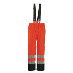Pantalon de pluie harbor polyur�thane hi - viz orange fluo / bleu marine 3m tl coverguard 70341 orange ...