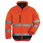 Veste de travail haute visibilit 2 en 1 hi - way manches amovibles orange fluo / noir ts coverguard ...