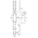 Crmone classique ry 50 peint apprt bouton  cl - jardinier massard - j041761