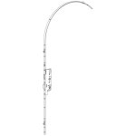 Cr�mone � larder europa axe 40 mm 3 galets t�ti�re 18 mm longueur 2500 mm ferco 6 - 33168 - 03 - 0 - ...