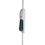 Crémone pompier defy + gâches laqué blanc ral9010 - la croisee ds - ds5211 - 036 Crémone pompier defy + gâches laqué blanc ral9010 - la croisee ds - ds5211 - 036