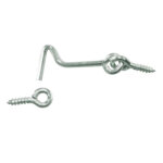 Crochet de contrevent 6 x 160 mm zingu� blanc bo�te de 25 torbel 924j60161