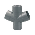 Culotte double parallèle pvc mâle - femelle 67° d100 - wavin - 3025814 Culotte double parallèle pvc mâle - femelle 67° d100 - wavin - 3025814