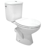 Cuvette wc avec r�servoir attenant sortie horizontale polo roca wm821016z000002