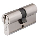 Cylindre � double entr�e v5 30x60 laiton nickel� vachette 25032000