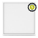 Dalle led andromede backlit 25 w 4000 k prismatique miidex 100998 blanc
