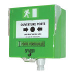D�clencheur manuel vert 1 contact neutronic 4710v3c vert