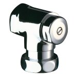 Robinet arr�t �querre tempochasse f1'' f1''1 / 4 chrom� delabie 765000