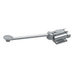 Robinet de lavabo instantan� monofoot montage au sol avec �crou delabie 736001