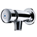 Robinet de lavabo temporis mural tempostop 1 / 2'' avec rosace delabie 746292