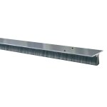 Dessous de porte alu dbs aluminium avec brossse 3m - ellen - 0307001