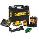 Laser multi - lignes 12v / 18v 3 x 360 vert + 1 batterie xr 2 ah + chargeur + coffret t - stak dewalt ...