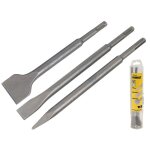 Dewalt pack de 3 burins sds plus - deawalt - dt60330 - qz Dewalt pack de 3 burins sds plus - deawalt - dt60330 - qz