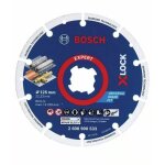 Disque  trononner diamond metal wheel x - lock 125 mm bosch expert 2608900533