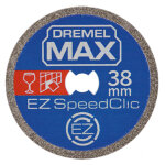 Disque  trononner dremel max s545 diamant ez speedclic d38 mm dremel 2615s545dm