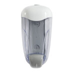 Distributeur de savon oleane 0, 8 l transparent rossignol 52550 blanc