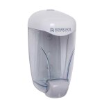 Distributeur de savon oleane 0, 8 l transparent rossignol 52550 blanc