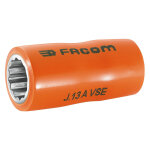 Douilles 3 / 8  12 pans isol�es 1000 v s�rie vse 13 mm facom j. 13avse