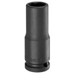 Douilles impact 1 / 2'' longues 6 pans mtriques 19 mm facom ns. 19la