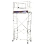 chafaudage tlescopique x - tower hauteur de travail 4, 8m - tubesca - comabi - 22405530