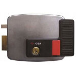 Electro - serrure � bouton gauche poussant canon � languette 45 - 50 mm axe 60 mm cisa 11630 60 4