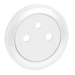 Enjoliveur cliane pour prise de courant 2p + t de surface blanc - legrand - 068111