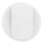 Enjoliveur large cliane pour interrupteur, va - et - vient ou poussoir soft blanc - legrand - 068001 ...