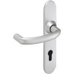 Ensemble sur plaques alto cl� i chrom� velours vachette 059235