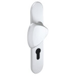 Ensemble sur plaques alto pali�re 533 cl� i chrom� velours vachette 059241