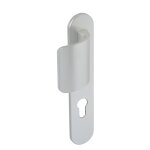 Ensemble sur plaques logio entraxe 195mm type p534 palire cle i finition argent - vachette - 200814