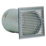 Entr�e / sortie d'air murale d 160 mm version me atlantic 533159 m�tal