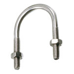 Etrier filet� zingu� 27 pour tube iso avec �crous bo�te de 25 acton 3375027