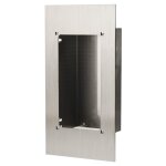 Fa�ade inox pour platine jkdvf et jfdvf aiphone 140001