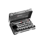 Coffret douilles 1 / 2'' 6 pans mtriques 19 pices facom s. 161 - 2p6pb