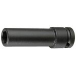 Douille impact 3 / 4'' longue 6 pans mtriques diamtre 23 mm longueur 90 mm facom nk. 23la
