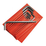 Jeu de 13 cls mles longues 6 pans 3  19 mm en trousse facom 83h. jl13