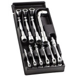 Module 10 cl�s � pipe d�bouch�es en plateau thermoform� facom mod. 75 - 1pb