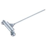 Ferme - porte mcanique  tige tirex modle n54 galet simple pour porte 80kg finition argent - groom ...