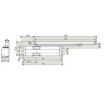 Ferme - porte ts 90 impulse force 3 - 4 finition noir - dorma - 10200419