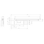 Ferme - porte ts 92 contur sans bras finition noir - dorma - 42030119