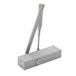 Ferme - porte ts profil 2 - 3 - 4 fourni avec bras finition argent - dorma - 27112201
