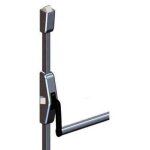 Fermeture anti - panique 2 points noir coupe - feu 1250 mm jpm 89d200 - 22 - 0a