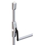 Fermeture anti - panique 2 points argent coupe - feu 950 mm jpm 89d200 - 01 - 0a