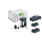Perceuse - visseuse 18 v c 18 hpc 4, 0 i - plus + 2 batteries 4 ah + chargeur rapide + systainer sys3 ...