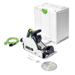 Scie plongeante avec inciseur 1500 / 190 w tsv 60 kebq - plus + coffret systainer sys3 festool 576730 ...